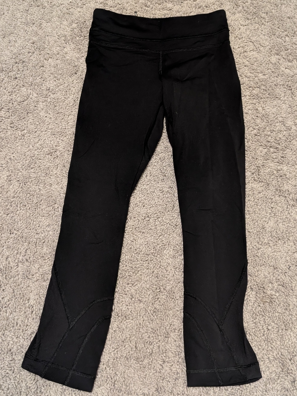 lululemon athletica Black Ankle Crop Jeans